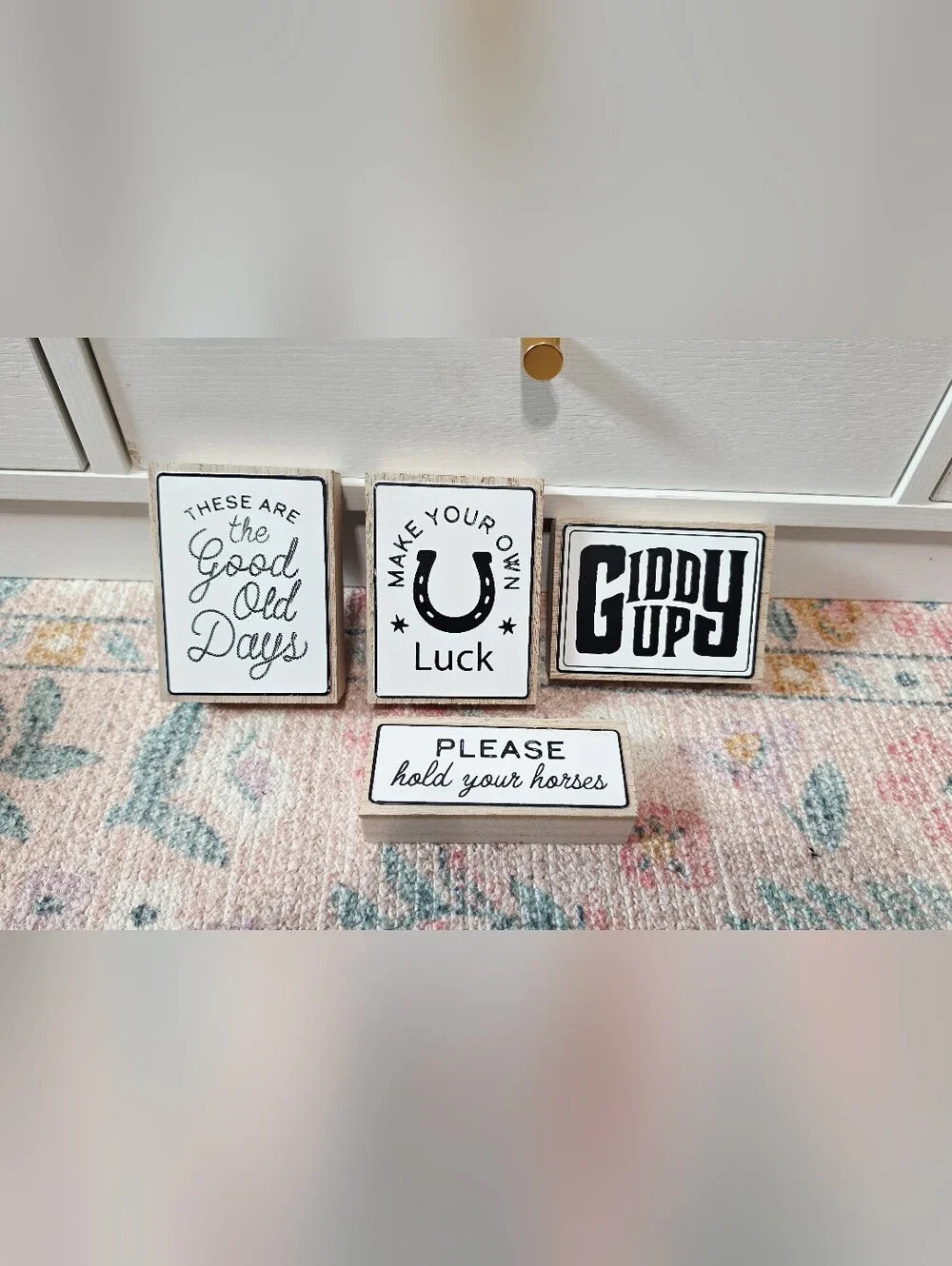 Target Bullseye Playground 2026 Mini Wood Signs Full Set